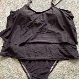 Grey tankini set